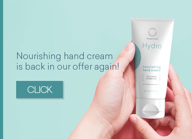 Nourishing hand cream is back in our offer again!