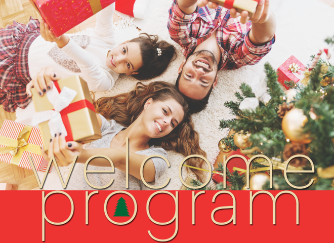 The Pre-Christmas Welcome Program takes off! 48/16 PC - 50/16 PC
