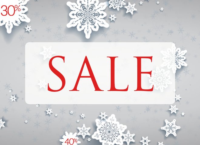 Big New Year Sale Coming! Up to 60% Off Selected Products!  