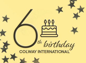 We are celebrating 6th birthday of Colway International!