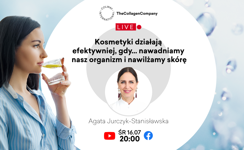 Kosmetyki działają efektywniej, gdy nawadniamy nasz organizm i nawilżamy skórę.